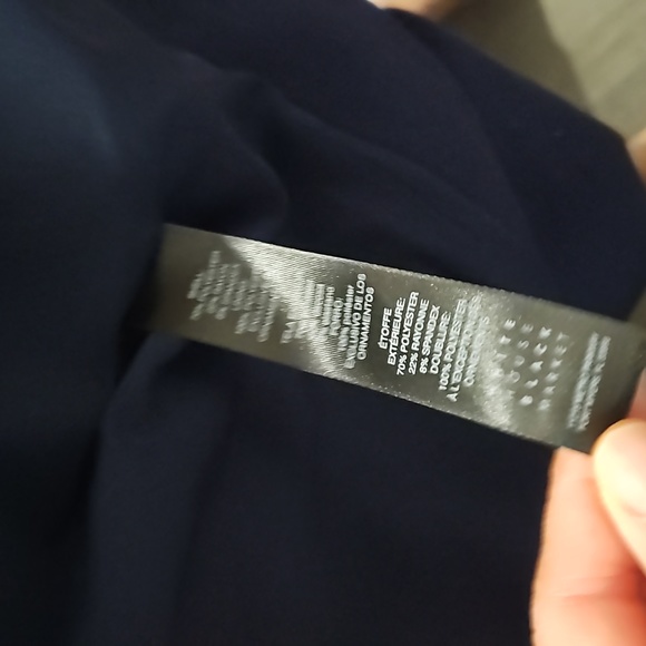 White house black Market blue jacket size 10 - Picture 4 of 4